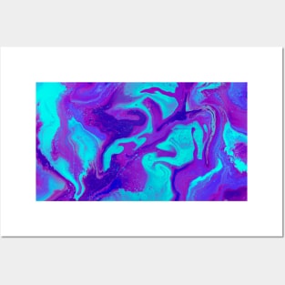 Aquatic Marble Posters and Art